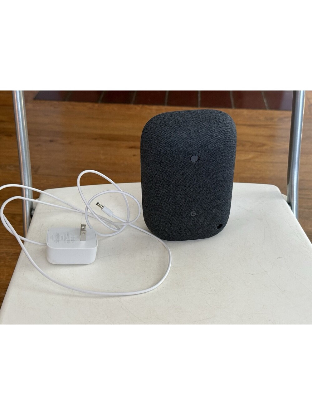 Google GXCA6 Nest Audio Smart Speaker Used Working Dark Grey